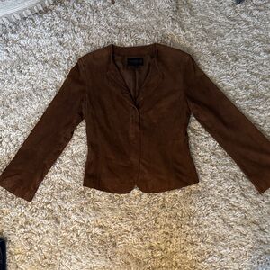 Express World Brand Vintage Suede Jacket